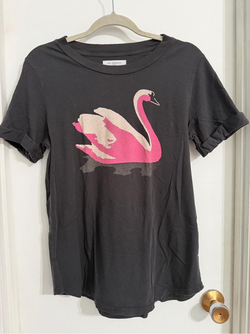 Sol Angeles x Anthropologie Swan Graphic T-Shirt